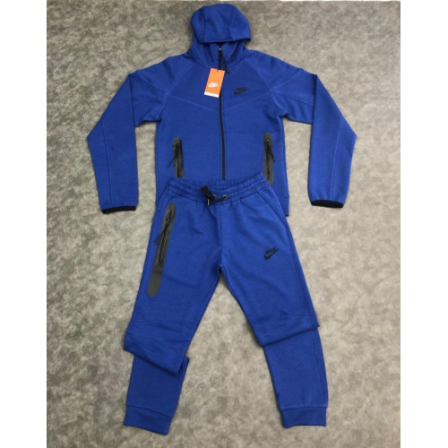 8343 Детски екип Tech Fleece син
